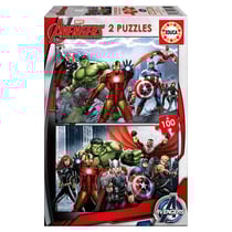 Puzzle 2 x 100 pcs - Avengers - Marvel