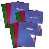 10 cahiers de travaux pratiques - 24x32(cm) - Grands carreaux - 96 pages - couverture en carton - sans spirale - Clairefontaine