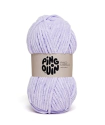 Fil velours 100GR à tricoter PINGO CHENILLE - Pingouin - certifié Oeko-Tex Lilas Clair bleu