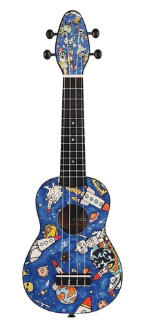 Pack Ukulélé soprano KEIKI SPACEMAN K2-SP