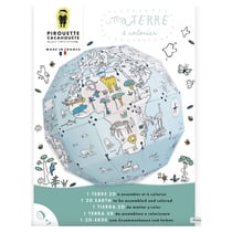 Kit creatif terre a colorier - Pirouette Cacahouète