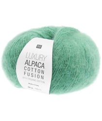 Coton bio à Tricoter & alpaga LUXURY ALPACA COTTON FUSION – Rico Design – La rencontre parfaite entre fraîcheur, douceur et luxe 05 Turquoise