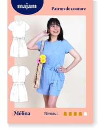Patron Combishort - Mélina -Taille  34 au 48
