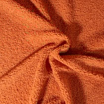 Tissu Fausse fourrure Teddy Bouclettes Camille rouille - Au mètre