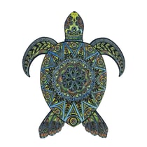 Puzzle en bois - La Tortue Tropicale - Creatifwood