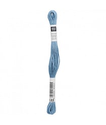 Fil à broder mouliné Uni - Rico Design 122 Bleu