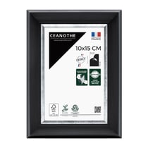 Cadre photo Pandore noir argent 10x15 cm