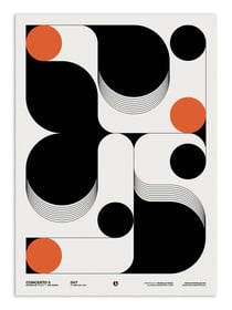 Affiche 50 x 70 cm -  Concerto 2 - Posterlad