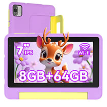 Tablette enfant KOTSREN Android 13 - Violet - 7 pouces