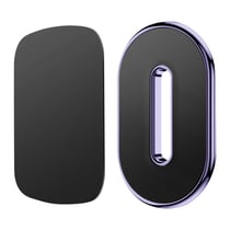 Avizar Support Voiture pour Smartphone Magnétique Fixation Adhésive Tableau de Bord Noir