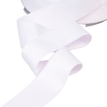 Elastique microfibre ultra doux blanc au mètre