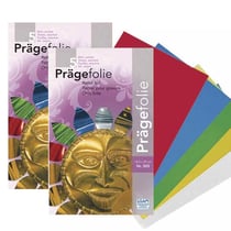 10 feuilles de métal à graver 29 x 18,5 cm