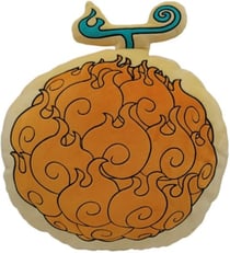 Peluches coussin fruit du démon One Piece - LYO - Méra Méra