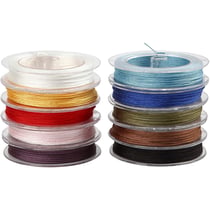 Assortiment de cordes colorées - 1 mm x 50 m - 10 pcs