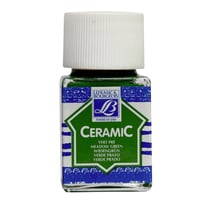 Peinture pour céramique - Vert pré - Lefranc Bourgeois - Flacon de 50ml