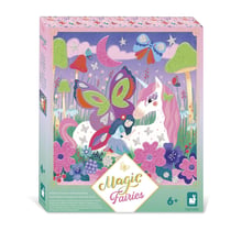 Magic Fairies – Stickers et sable phospho - Janod - Rose