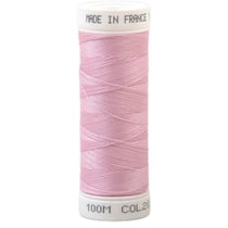 Fil à coudre polyester 100m made in France - rose girl 202