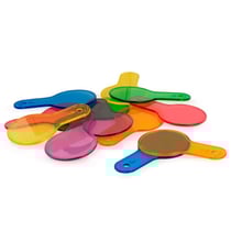 Palettes de couleurs translucides pour table lumineuse - Jouet créatif et éducatif