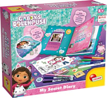 Journal secret - LISCIANI - Gabby's Dollhouse - Stylos magiques - Lampe UV et cadenas - Personnalisation créative