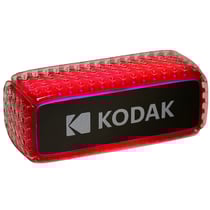 Kodak Enceinte Bluetooth - Étanche IPX6, Son Puissant 8W, Éclairage RGB, Autonomie 5h, Connexion Bluetooth V5.0 - Rouge
