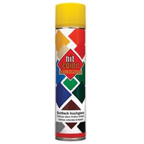 Spray de peinture - Jaune colza - RAL 1021 - Brillant - Décoration - Tous supports - Hit Color - 600ml