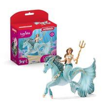 Figurine Sirene Eyela sur cheval de mer - avec sa Baguette Magique - 70594 Bayala - Des 5 ans