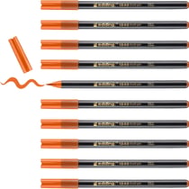 Lot de 10 feutres pointe pinceau - EDDING - Orange - 1340 - 1-3 mm