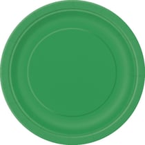 8 Assiettes - Vert Emeraude