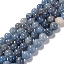 Fil de 37 perles ronde pierre naturelle fabrication bijoux 10 mm AVENTURINE