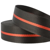 Film 20m sangle bicolore 35mm Noir Rouge