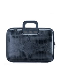 Mallette Bombata Shiny Cocco Vinyle 13'' - Navy
