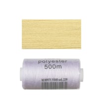 Bobine 500m fil polyester Jaune