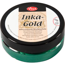 Peinture métallique Inka-Gold - Emeraude - 50 ml