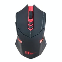 Souris Gaming Sans Fil 2400DPI 7 Boutons Avec Rétroéclairage Coloré et USB Rouge YONIS