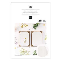 Papier buvard blanc 31cm 10pcs - Partywinkel