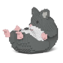 Hamster gris sur le dos Taille standard | JEKCA | 14 ans et +