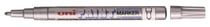 Lot de 12 Marqueurs PAINT Marker PX21 Pointe conique fine 0,8 - 1,2mm Argent UNI-BALL