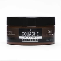 Gouache - Extra-fine - Terre d'ombre brûlée - 202 - Sennelier - Pot de 100ml - Beaux-arts