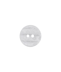 Bouton rond Fleurs 12 à 18mm 2 trous - Prym 12 Blanc