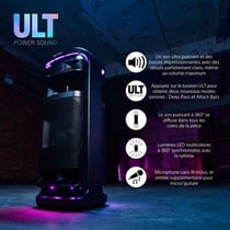 Sony Party Box ULT - enceinte sonorisation bluetooth + autonomie 110 h + lumière multicolore - noir