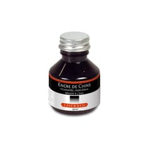 Encre de Chine - Noir - Calligraphie - Flacon de 50ml - Herbin