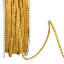 Bobine 30m cordelière polyester 2mm moutarde