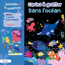 Cartes à gratter Dans l'océan - Piccolia
