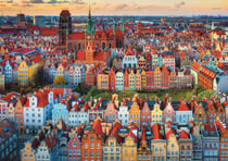 Puzzle 1000 pièces - Point de Vue Sur Gdansk, Pologne - Trefl