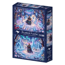 Puzzle 500 pièces - 2 Puzzles - Neige et Enchantement - Bluebird Puzzle