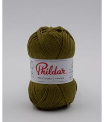Fil coton à tricoter PHIL COTON 3 - Phildar - PPSC - certifié Oeko-Tex Vegetal Vert