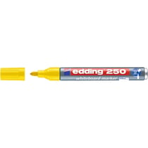 Lot de 10 marqueurs pour tableaux blancs EDDING 250 - Jaune - Pointe 1,5-3 mm