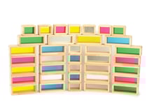 Briques géantes arc-en-ciel 36 pcs