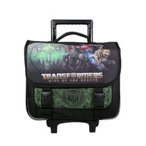 Cartable à roulettes 38 cm Transformers Noir - BAGTROTTER