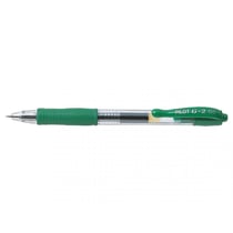 Stylo G-2 roller encre gel pointe fine vert Pilot